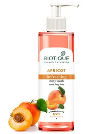 Biotique Apricot Refreshing Body Wash 100% Soap free - 200 ml