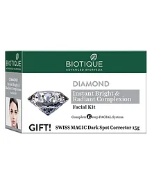 Biotique Diamond Facial Kit for Instant Bright & Radiant Complexion - 65 g