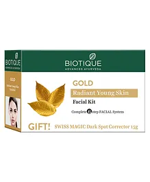 Biotique Gold Radiance Facial Kit For Radiant Young Skin- 65 g