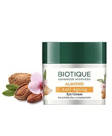Biotique Almond Anti Ageing Eye Cream-  15 g