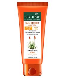 Biotique Sun Shield Aloe Vera 30+ Spf Sunscreen Lotion - 50 ml