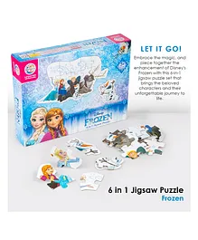 Ratnas Frozen 6 in 1 Jigsaw Puzzle- 72 Pieces