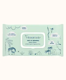 Omumsie - 99% Water Baby Wipes (Thickest & Unscented) - 60 Pieces