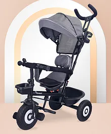 R for Rabbit Tiny Toes T40 Plus Tricycle - Grey & Black