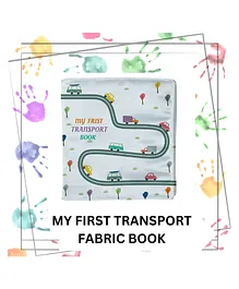 Right Gifting Satin Fabric My First Transport Cloth Book- English