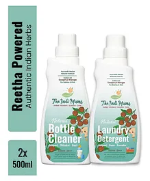 The Indi Mums Bundle Baby Laundry Detergent & Baby Bottle Cleaner - 500 ml each