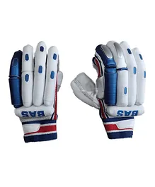 JD Sports Cricket Batting Gloves Batting Gloves- Blue & White