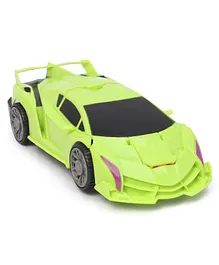 Rising Step Super Machine Soldiers Bump and Go Convertible Toy Car (Color May Vary)