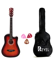 REVEL RVL-38C LGP BLS Acoustic Guitar Kit- Brown