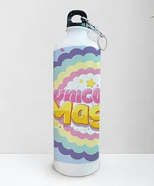 Right Gifting Digital Printed Aluminium Sipper Water Bottle With Metal Locking System Multicolour - 750 ml