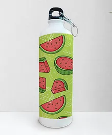 Right Gifting Digital Printed Aluminium Sipper Water Bottle With Metal Locking System Green - 750 ml