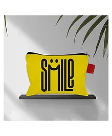 Rightgifting Satin School Pencil Pouch Stationery Pouch For Kids - Yellow