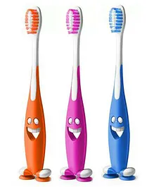 Yunicorn Max Super Soft Bristles Kids Smile Toothbrush - Pack of 3 (Colour may vary)