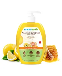 Mama Earth Vitamin C Sunscreen Body Lotion With Vitamin C & Honey - 300 ml