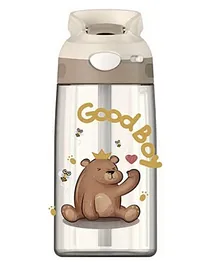 AKN TOYS Sipper Water Bottle With Printed Animal Cute Design - 470 ml (Colour and Design May Vary)
