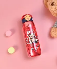 AKN TOYS  Water Bottle with Sipper Red - 600 ml