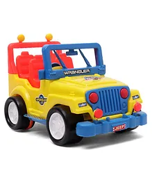 Kids Zone Friction Powered Wrangler Jeep Toy- Red