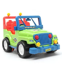 Kids Zone Wrangler Friction Powered Jeep Toy - Green