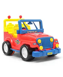 Kids Zone Wrangler Friction Powered Jeep Toy - Red