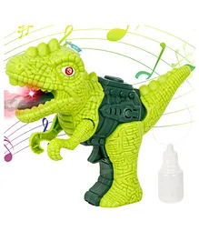 Fiddlerz Mist Spray Dinosaur Guns Toy Pistols with Light Sound Toy - Green