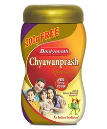 Baidyanath Chyawanprash Special  Ayurvedic Immunity Booster for Adults and Elders Builds Energy Strength and Stamina- 1000 g & 200 g Extra Free