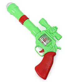 ToyMark Battery Operated Projection Strike Gun With Light & Sound Effects - Green & Red