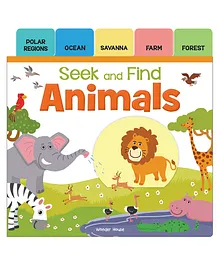 Seek & Find Animals Book - English