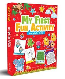 My First Fun Activity Box Set of 4 Books - English