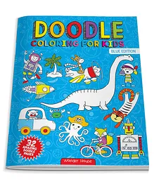 Doodle Coloring For Boys Book -  English