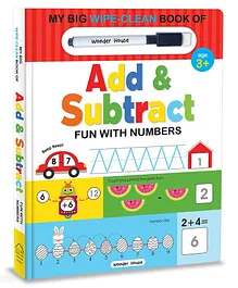 Wipe And Clean Book of Add And Subtract - English