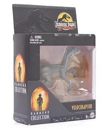 Jurassic World D Jurassic Park III Hammond Collection Velociraptor Dinosaur Action Figure Toy Green - Length 19.5 cm