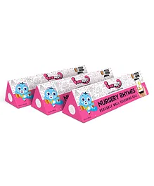 Inkmeo Reusable Nursery Rhymes English  Colouring Roll - Pack of 3