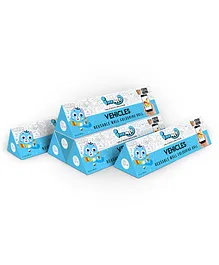 Inkmeo Reusable Vehicles Colouring Roll - Pack of 6 - Blue