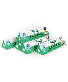Inkmeo Reusable Join the Dots Colouring Roll Pack of 6 - Green