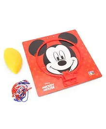 Disney Mickey Mouse Face Cut Basket Ball Set (Color May Vary)
