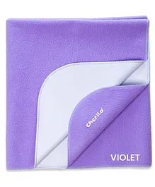 Cherilo Quick Dry Baby Bed Protector Medium - Violet