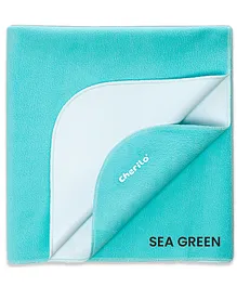 Cherilo Quick Dry Baby Bed Protector Extra Large - Sea Green