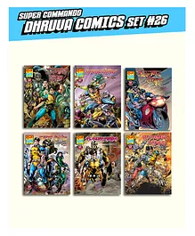 Raj Comics Super Commando Dhruva Comics Collection 26 Set of 6 - Hindi