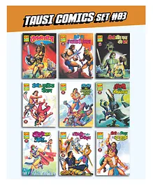 Tausi Comics Collection Set of 9 - Hindi