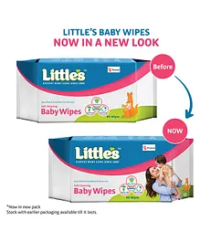 Little's Soft Cleansing Baby Wipes - 80 Pieces
