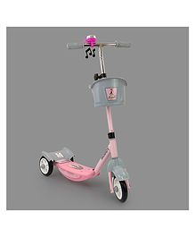 Dash Noddy 3 Wheel Kids Scooter with Height Adjustable Handle - Pink