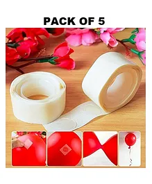 Shopping Time Glue Dot Roll Pack of 5 Rolls 70 Dots each Roll - 350 Dots