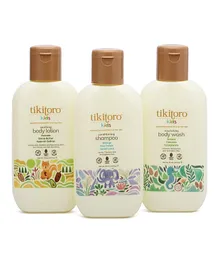 Tikitoro Kids Starter Pack Body Wash Lotion & Shampoo - 75 ml Each