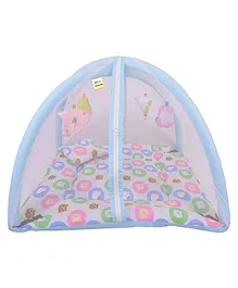 Kwitchy Baby Bedding Set Mattress with Mosquito Net - Blue