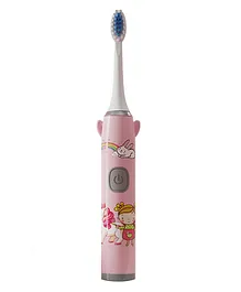 Domenico Soft Bristles Electronic Battery Powered Toothbrush - Pink (Random Designs)