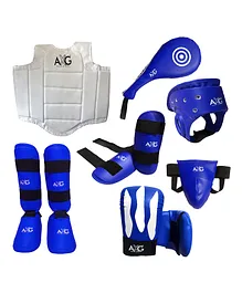 AXG Essential Karate Kit (7 Items) Medium For Age 9 to 15yrs Boxing Kit
