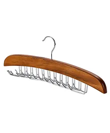 MOMISY Multipurpose Adjustable Wooden Hanger With 24 Hooks - Retro