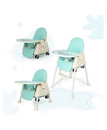 StarAndDaisy Comfort 3 in 1 Multifunctional High Chair & Bolster with Detachable Tray - Blue