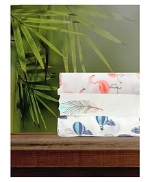 Elementary Joy Ride Super Soft Muslin Swaddles Pack of 3 - Multicolor