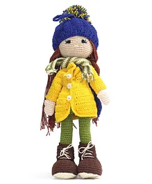 Happy Thread Starwalk Jacket Doll Yellow - Height 27 cm